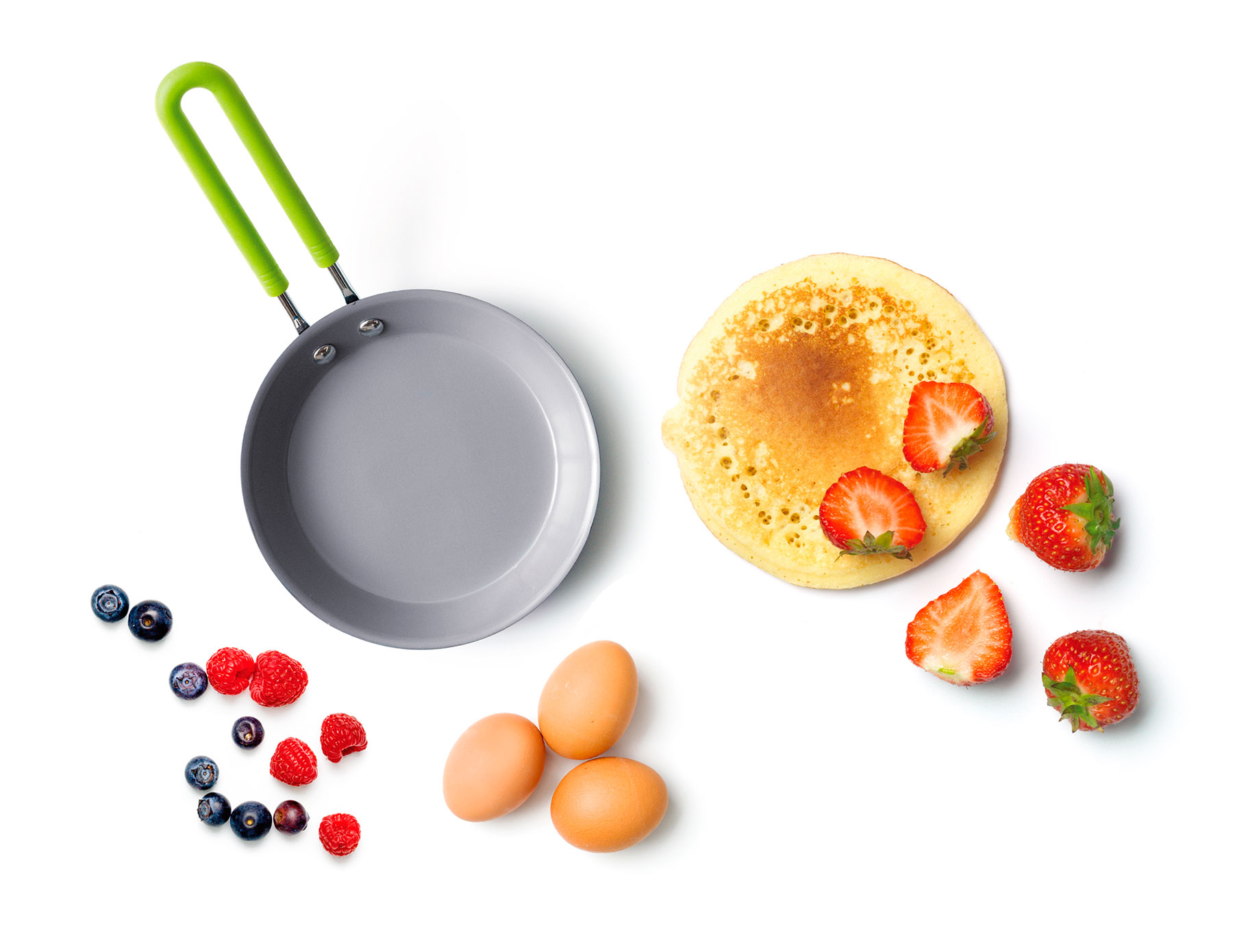 Mini Assortment Black Aluminium Pancake pan Greenpan